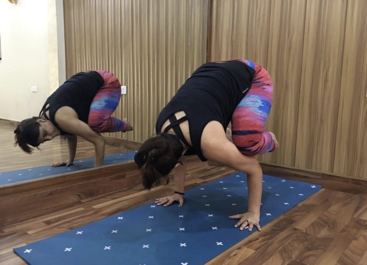 Arm balance practice