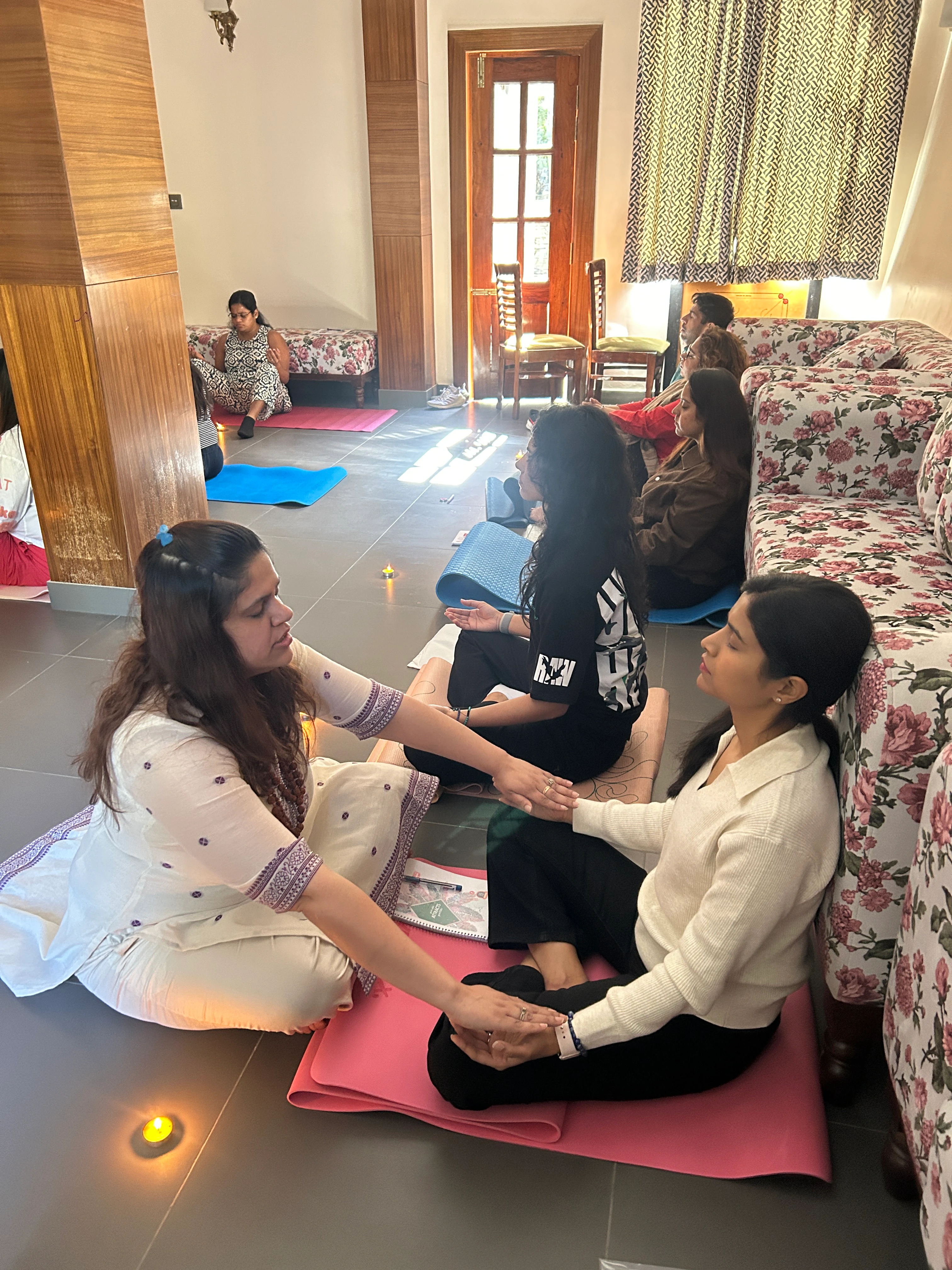 A five-elements meditation circle